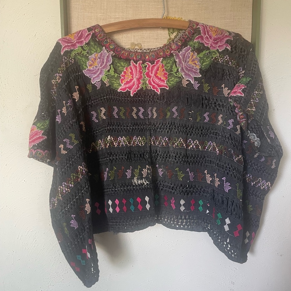 Vintage Guatemalan hulipi top - Picture 4 of 6